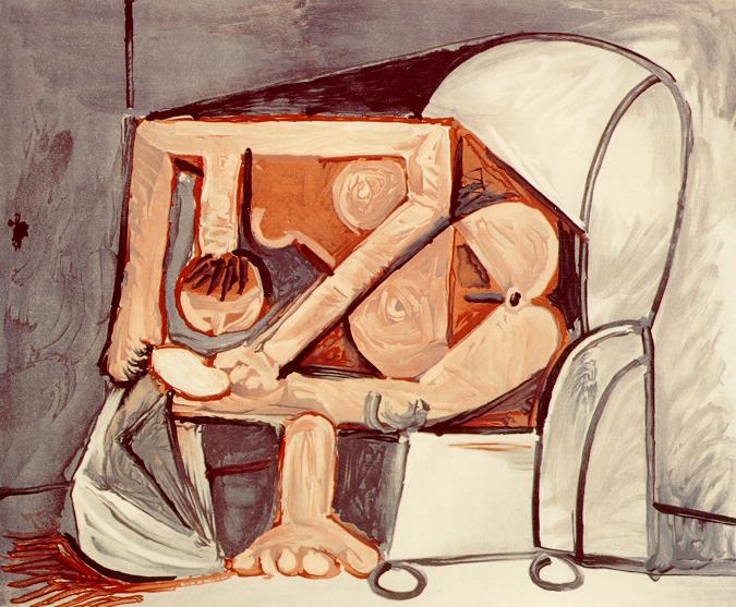 Pablo Picasso Women'S Toilette Femme A La Toilette 1961